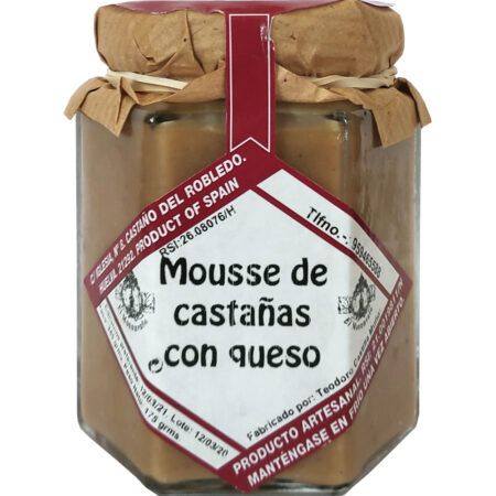 MOUSSE DE CASTAÑAS CON QUESO