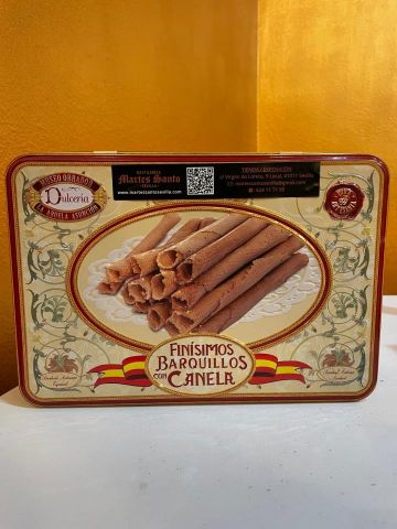 LATA FINISIMOS BARQUILLOS DE CANELA 125gr.